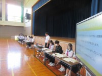 各委員会の委員長から後期の活動計画が発表されました。